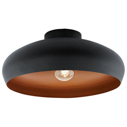 CEILING MOGANO 1XE27 BLACK/COPPER EGLO