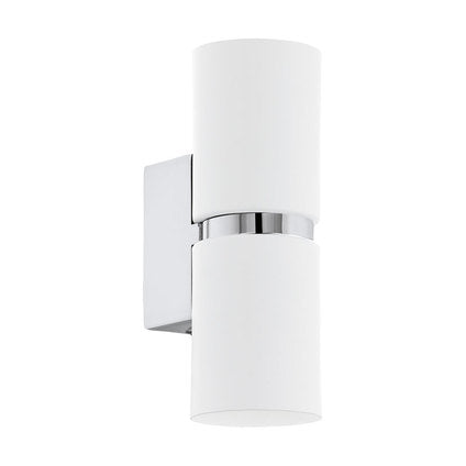 WALL APPLIQUE PASSA 2XGU10 Ф60MM CHROME/WHITE EGLO