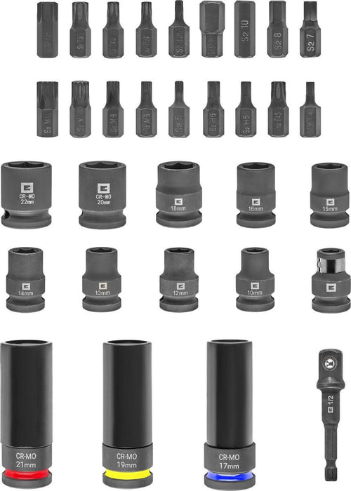 IMPACT SOCKET AND BITS SET 32H