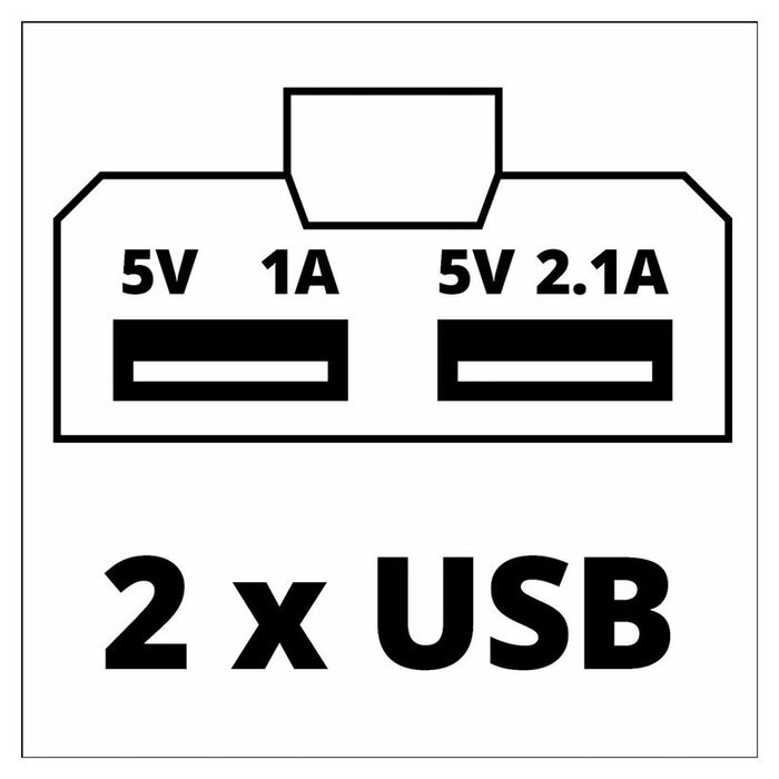 USB CHARGER FOR BATTERIES FROM POWER X-CHANGE SERIES EINHELL TC-CP 18 Li USB - Solo