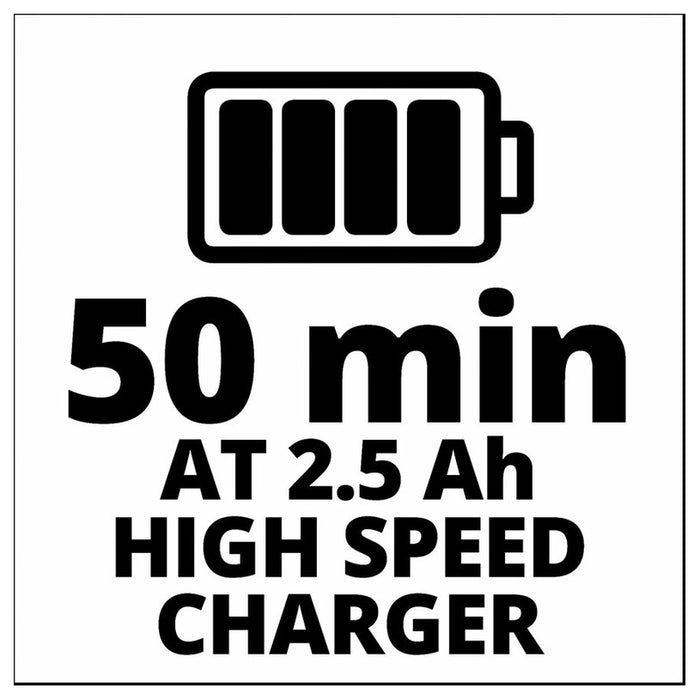 BATTERY AND CHARGER 18 V 2.5 AH EINHELL POWER X-CHANGE