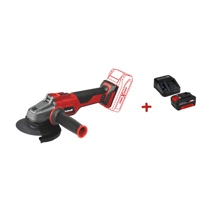 CORDLESS ANGLE GRINDER EINHELL AXXIO 18/125 18 V, 125 mm, NUMBER OF BATTERIES 1, 4.00 Ah