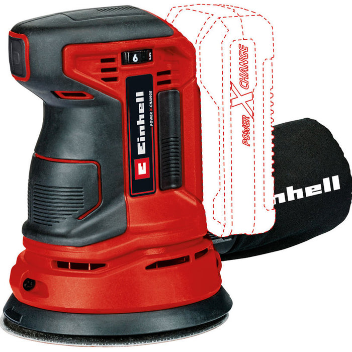 EINHELL TE-RS 18 Li 18 V, 125 mm, WITHOUT BATTERY AND CHARGER