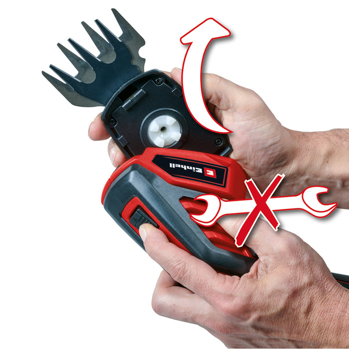 BATTERY GRASS AND SHRUB TRIMMER EINHELL GC-CG 3.6/70 LI 3.6 V, 2.00 Ah, WORKING WIDTH WITH SHRUB BLADE 110 mm, WORKING WIDTH WITH GRASS BLADE 70 mm