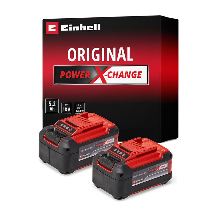 BATTERY 2 18 V 5.2 AH EINHELL POWER X-CHANGE