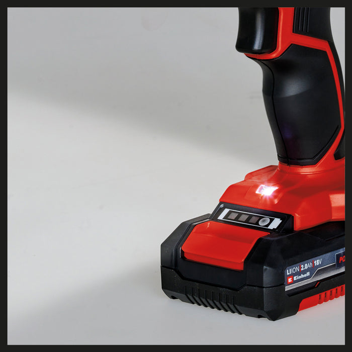 CORDLESS DRILL EINHELL TE-CD 18/2 PXC 18 V, 44.00 nm, NUMBER OF BATTERIES 2, 2.00 Ah
