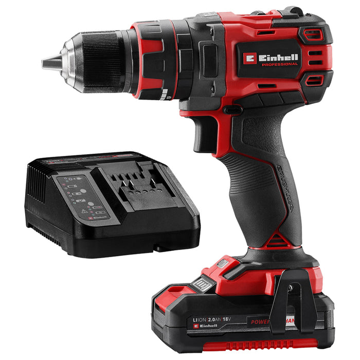 CORDLESS BRUSHLESS IMPACT DRILL EINHELL TP-CD 18/60 18 V, 60.00 nm, NUMBER OF BATTERIES 1, 2.00 Ah, CASE