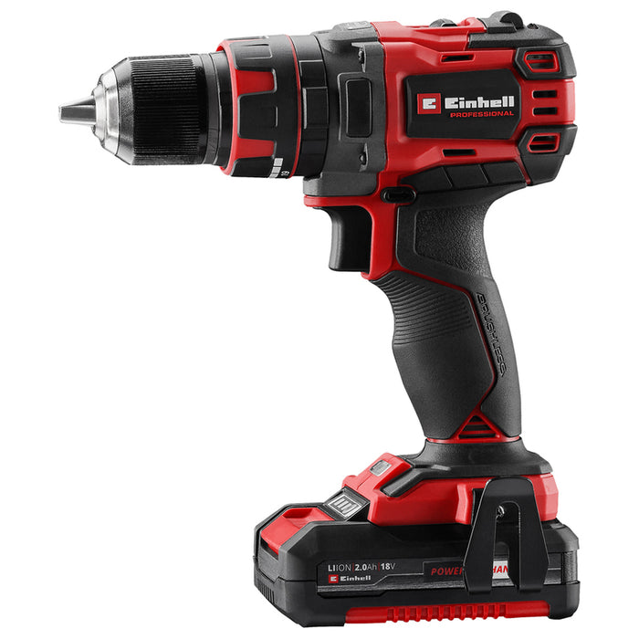 CORDLESS BRUSHLESS IMPACT DRILL EINHELL TP-CD 18/60 18 V, 60.00 nm, NUMBER OF BATTERIES 1, 2.00 Ah, CASE