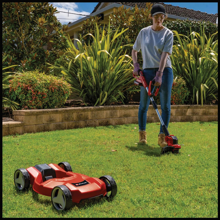 CORDLESS TRIMMER WITH TROLLEY EINHELL GE-CT 18/28 18 V, WITHOUT BATTERY AND CHARGER
