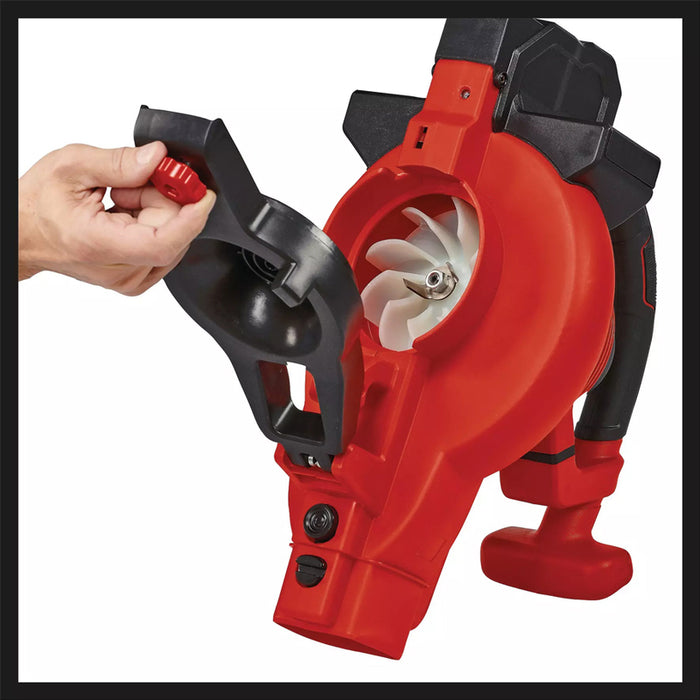 EINHELL GE-CL 36/230 CORDLESS LEAF COLLECTOR 36 V, MAXIMUM FLOW SPEED 230 km/h