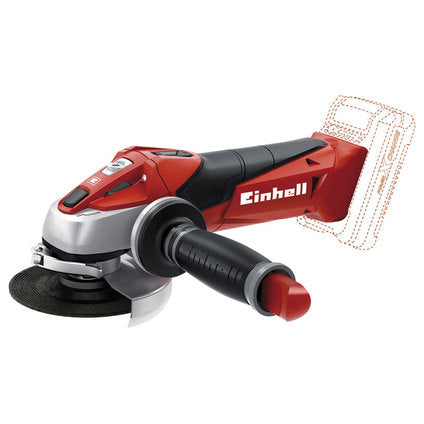 CORDLESS ANGLE GRINDER EINHELL TE-AG 18 Li PXC 18 V, WITHOUT BATTERY AND CHARGER, 115 mm