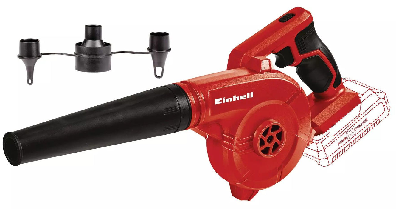 BATTERY Broom EINHELL TE-CB 18/180 Li 18 V, MAXIMUM BLOWING SPEED 180 km/h