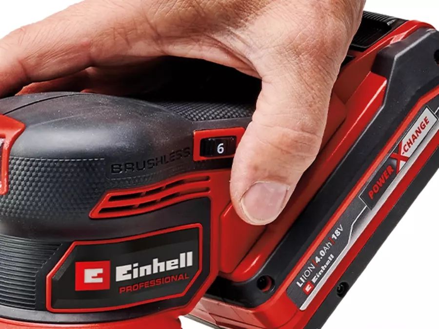 Einhell TP-RS 18/32 Li BL - Solo Floor sander 24000 RPM Black, Red