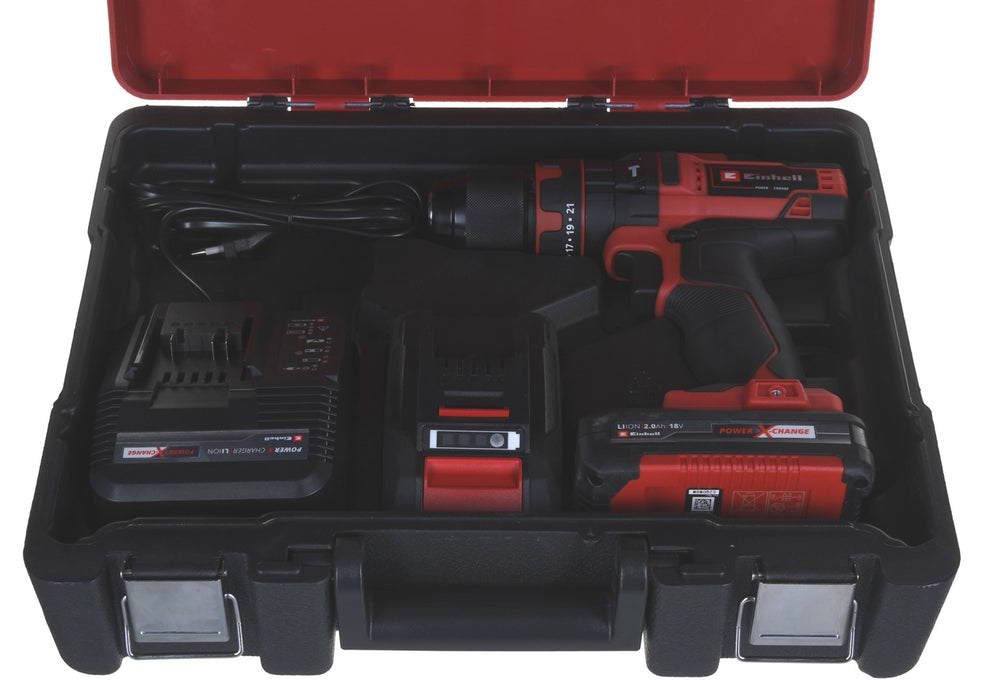 DRILL/DRIVER EINHELL TE-CD 18/40 Li-i +64 (2×2,0Ah) 4513992