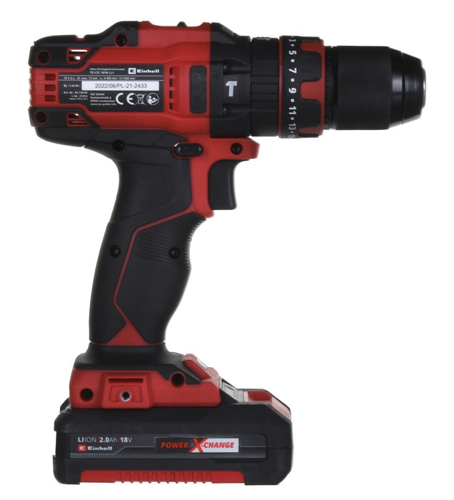 DRILL/DRIVER EINHELL TE-CD 18/40 Li-i +64 (2×2,0Ah) 4513992