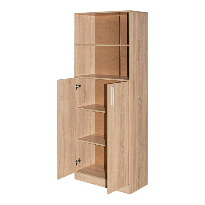 OFFICE SHELF WITH 2 DOORS AND 2 SHELVES EKO E10 70X185X34 CM. SONOMA OAK