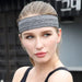 Elastic fabric headband for running fitness orange - Sport products<<<HurtelXML