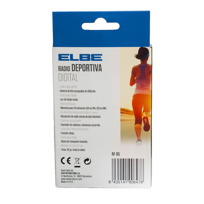 Transistor Radio ELBE RF-95 Dark grey Sporting AM/FM