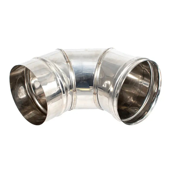 ELBOW 90⁰ STAINLESS STEEL F120MM KAMININOX - Допълнително оборудване<<<Отопление Охлаждане и Вик<<<Praktiker