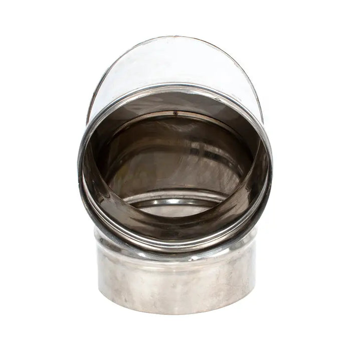 ELBOW 90⁰ STAINLESS STEEL F130MM KAMININOX - Допълнително оборудване<<<Отопление Охлаждане и Вик<<<Praktiker