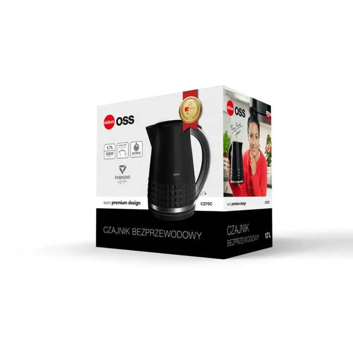 ELDOM C270C OSS electric kettle 1.7 L 2150 W Black - Electric kettlesAGD-CZE<<<Home Appliance - ProductsAGD<<<ActionPL