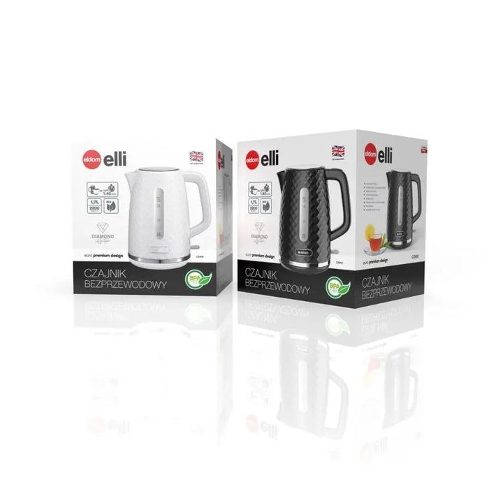 ELDOM C280B ELLI electric kettle 1.7 L 2200 W White - Electric kettlesAGD-CZE<<<Home Appliance - ProductsAGD<<<ActionPL