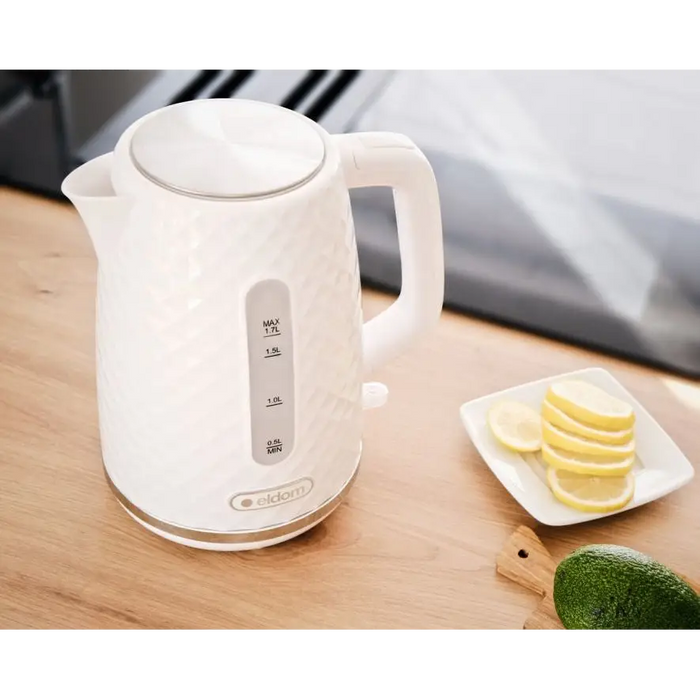 ELDOM C280B ELLI electric kettle 1.7 L 2200 W White - Electric kettlesAGD-CZE<<<Home Appliance - ProductsAGD<<<ActionPL