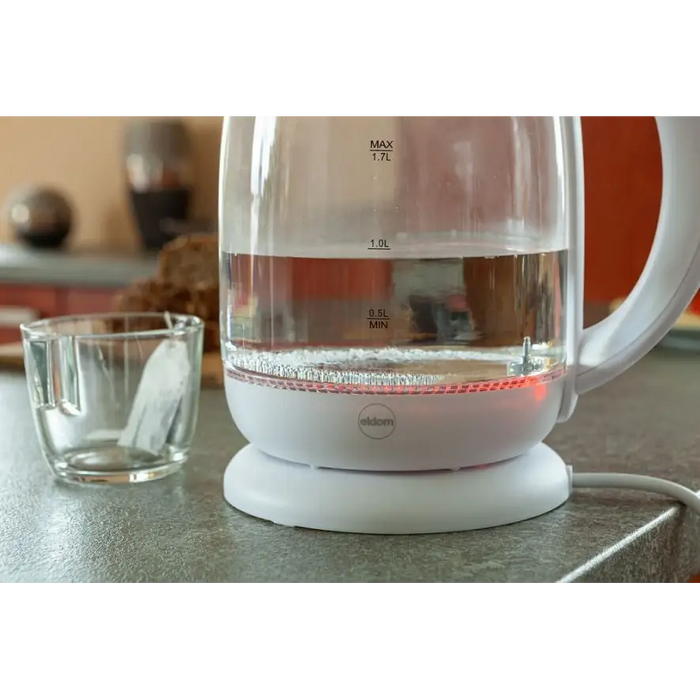 ELDOM C510B Lumi electric kettle 1.7 L 2200 W White - Electric kettlesAGD-CZE<<<Home Appliance - ProductsAGD<<<ActionPL