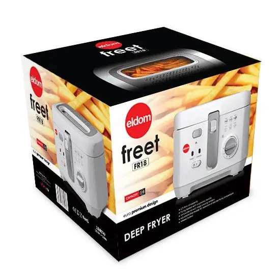 ELDOM FR18 freet Deep fryer 2.5 L Grey,White Stand-alone 1800 W - FryersAGD-FRY<<<Home Appliance
