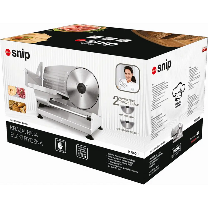 ELDOM KR400 slicer Electric 150 W Stainless steel Metal - SlicersAGD-KRA<<<Home Appliance - ProductsAGD<<<ActionPL