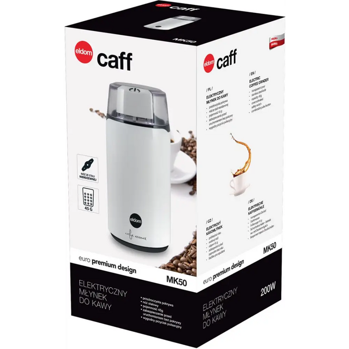 ELDOM MK50 CAFF electric coffee grinder - Coffee grindersAGD-MLY<<<Home Appliance - ProductsAGD<<<ActionPL