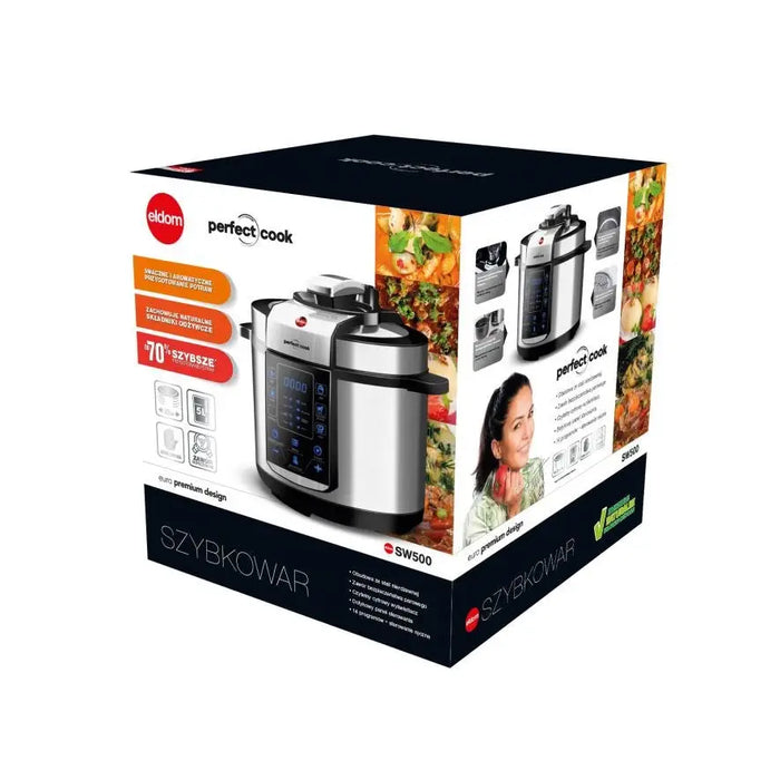 ELDOM SW500 PERFECT COOK 5 L Stainless Steel 900 W - Pressure cookersAGD-SZY<<<Home Appliance - ProductsAGD<<<ActionPL