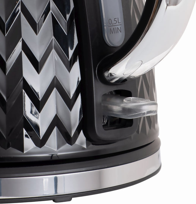 ELDOM NELA kettle, 1.7 l capacity, 2000 W power, black