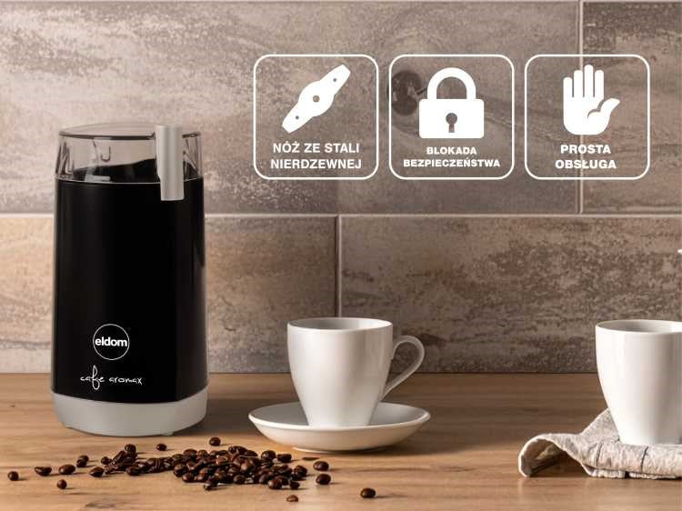 ELDOM MK40 Coffee Grinder Black