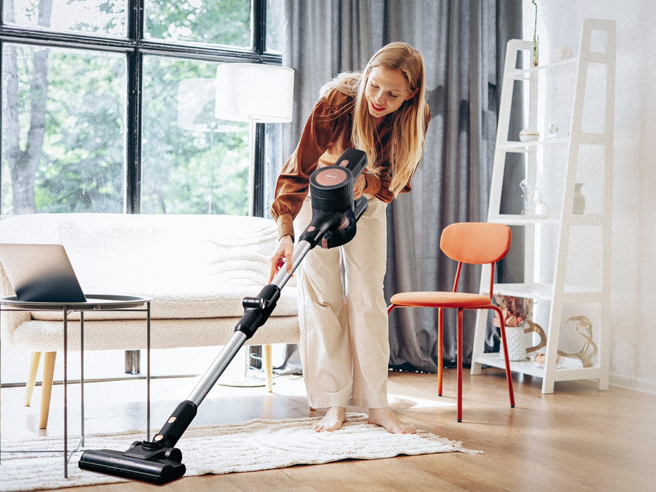 ELDOM OB200 Foldon handheld vacuum Gold, Black, White Bagless