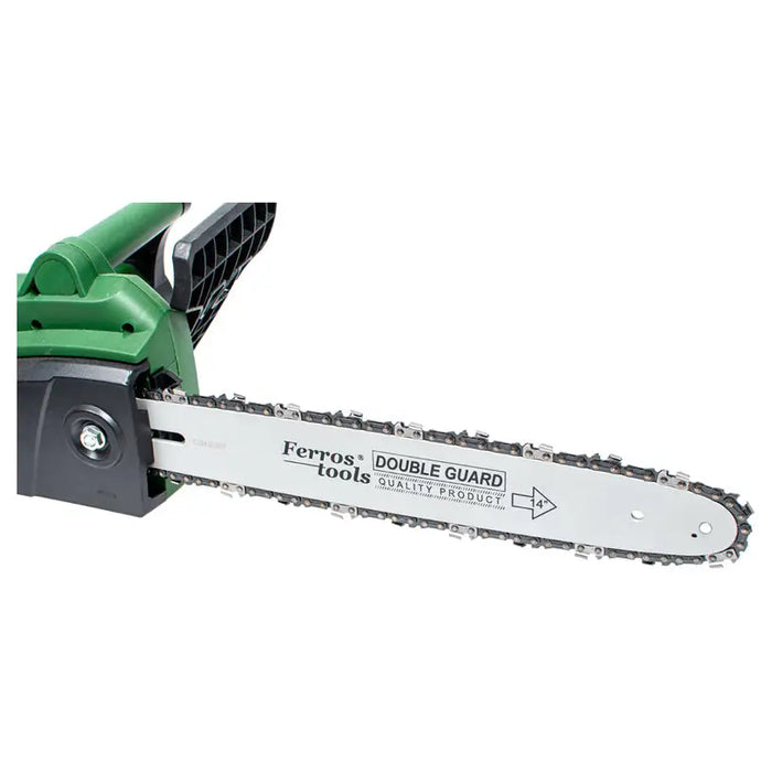ELECTRIC CHAIN SAW FERROS TOOLS 2000 W BAR LENGTH 35.00 cm - Електрически и акумулаторни верижни триони<<<Градински