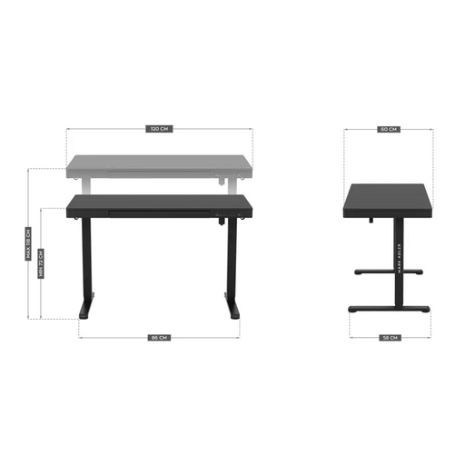Electric desk MA-Leader 8.2 Black - Tables and desksGAM-STO<<<PC GamingGAM<<<ActionPL