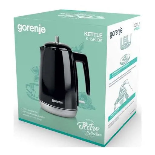 Electric kettle GORENJE K15RLBK - Електрически кани<<<Уреди за кухня<<<Малки електроуреди<<<TechnoMix&&&Последни