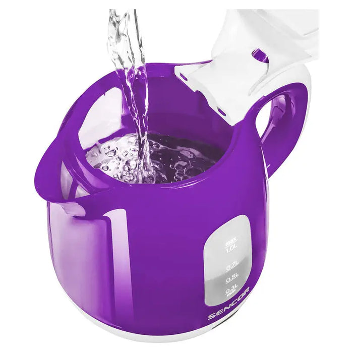 ELECTRIC KETTLE SENCOR SWK1015VT PURPLE 1100 W 1.00 L - Ел.кани<<<Домакински електроуреди<<<Мебели и