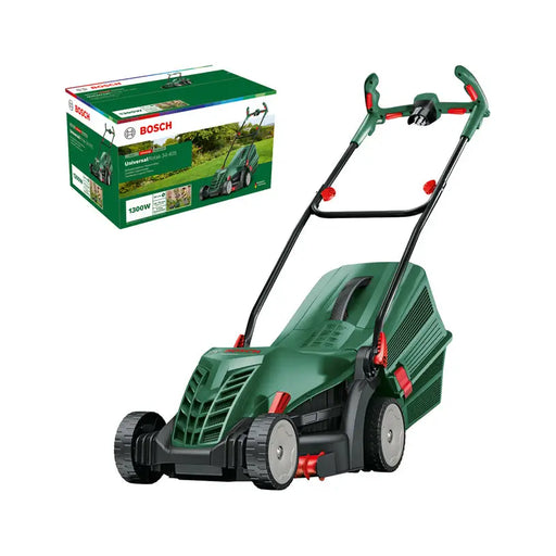 ELECTRIC MOWER BOSCH UNIVERSALROTAK 34-405 1300 W MOWING WIDTH 34.00 cm MAX MOWING HEIGHT 70 mm - Електрически