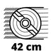 ELECTRIC MOWER EINHELL GC-EM 1700/42 1700 W MOWING WIDTH 42.00 cm MAX MOWING HEIGHT 65 mm - Електрически