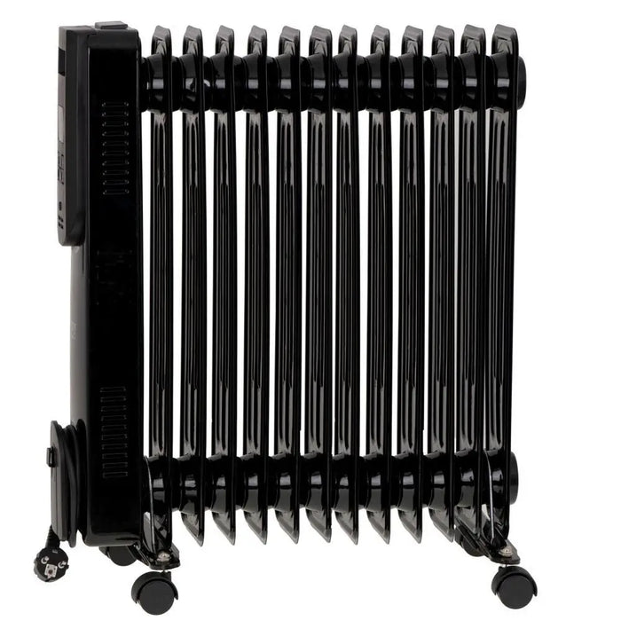 Electric oil heater with remote control CAMRY CR 7814 13 fins 2500 W black - Oil radiatorsAGD-GRO<<<Home Appliance