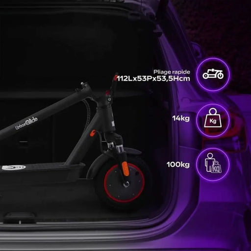 Electric Scooter Urbanglide 100 MAX Black 350 W 25 km/h - Електроника Игри<<<Компютри|