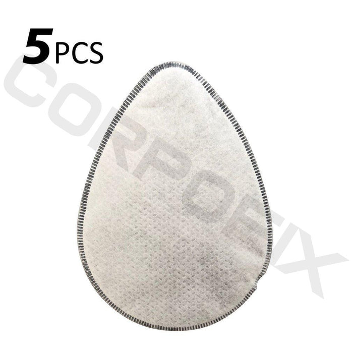 Electric Silicone mask with fan CM2 for easy breathing reusable with 6 replaceable filters - Medicine Masks against air