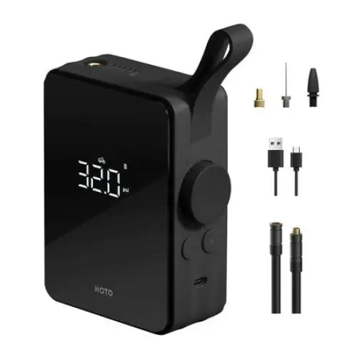 Electric Tire Inflator HOTO QWCQB001 2500mAh (black) - Mini compressors<<<Car accessories<<<InnproXML
