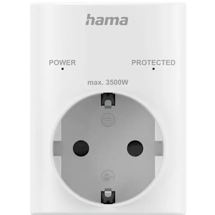 ELECTRICAL SHOCK PROTECTOR HAMA WHITE - Разклонители и адаптери<<<Електроматериали<<<Praktiker&&&Разклонители и