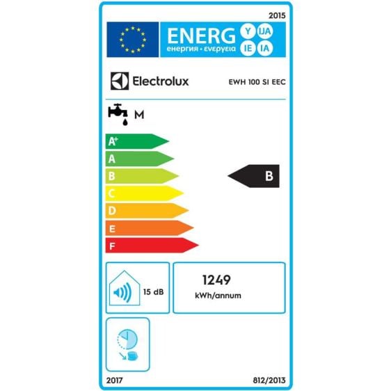 Boiler ELECTROLUX EWH 100 SI - 2000 W, 80 liters