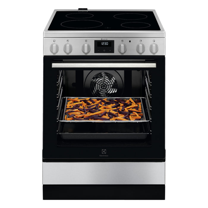 Electric cooker with ceramic hob Electrolux LKR64020CX