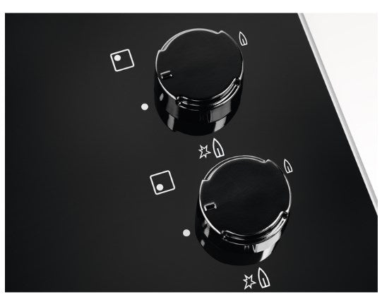 Electrolux EGG6407K Black Built-in 59 cm Gas 4 zone(s)