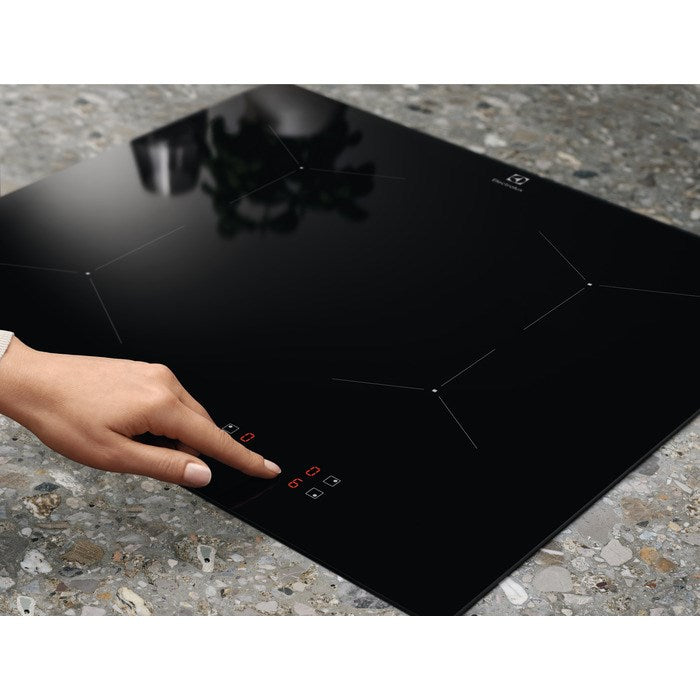Electrolux LIL61424C Black Built-in 60 cm Zone induction hob 4 zone(s)